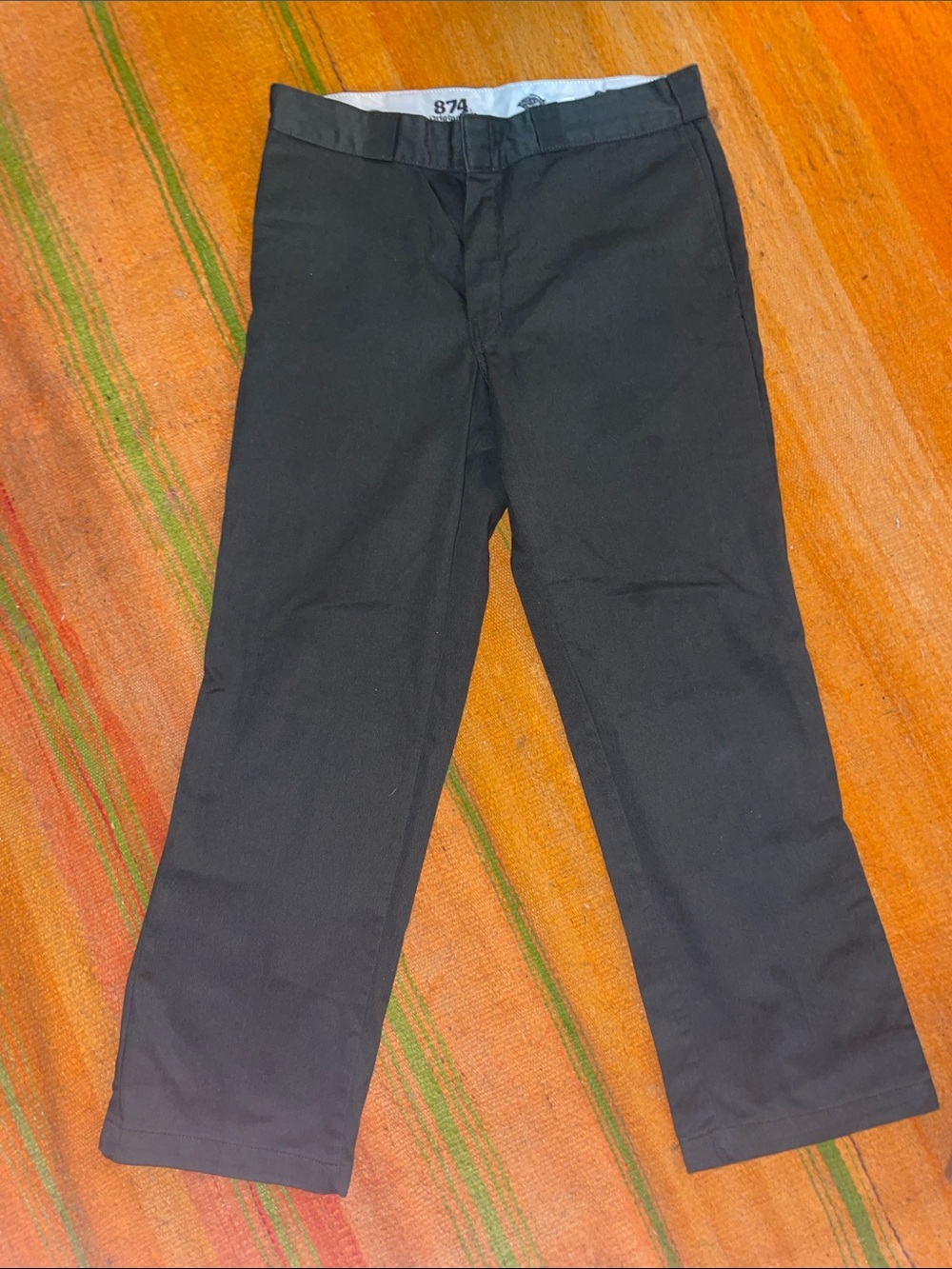 Dickies Black Straight-Leg Work Chinos